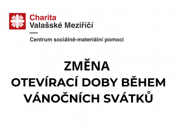 Provoz Centra sociálně-materiální pomoci během svátků