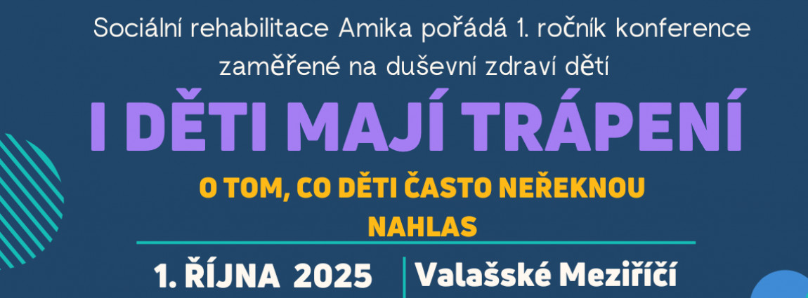 I děti mají trápení – konference o dětském duševním zdraví ve Valašském Meziříčí