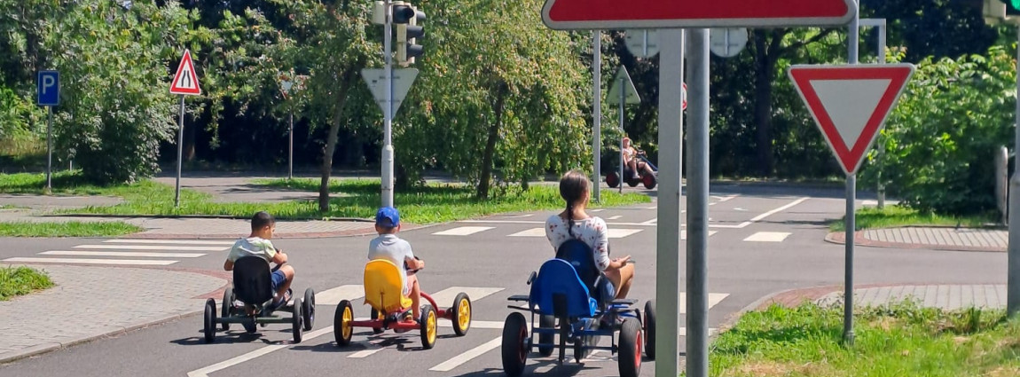 Radostný den na dopravním hřišti
