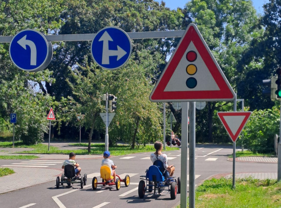 Radostný den na dopravním hřišti